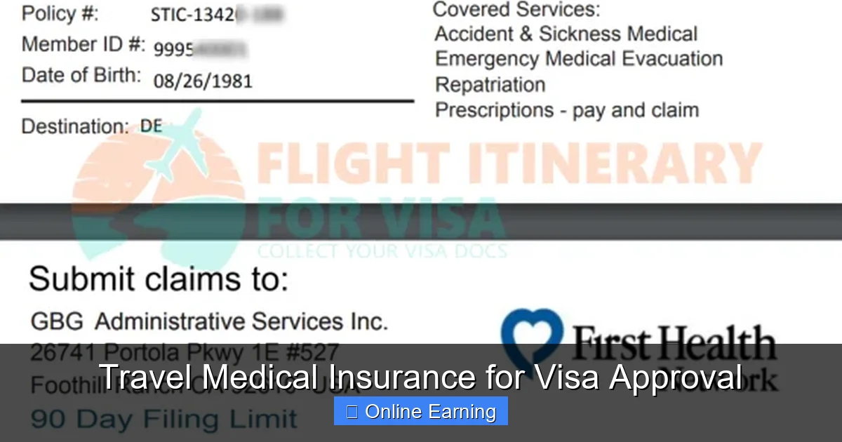 Travel Medical Insurance for Visa Approval