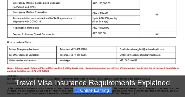 Travel Visa Insurance Requirements Explained