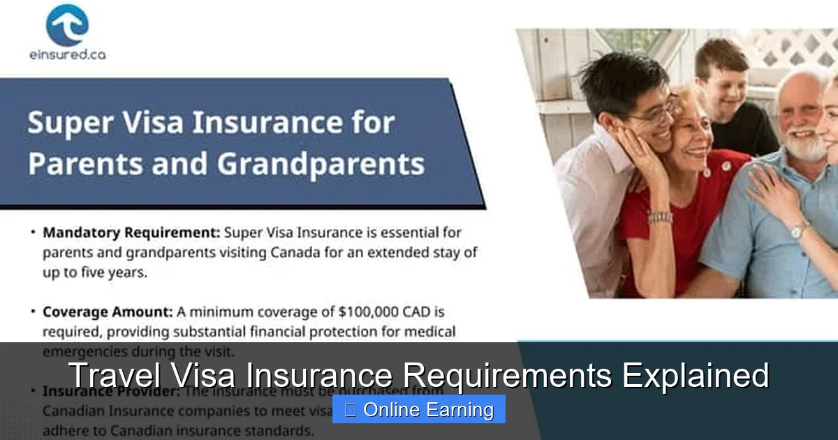 Travel Visa Insurance Requirements Explained