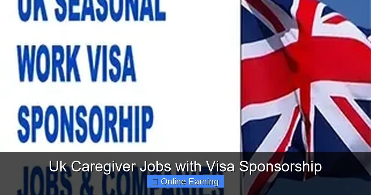 Uk Caregiver Jobs with Visa Sponsorship