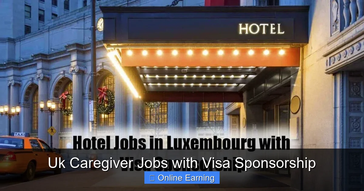 Uk Caregiver Jobs with Visa Sponsorship