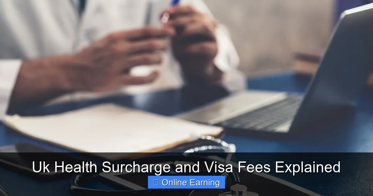 Uk Health Surcharge and Visa Fees Explained