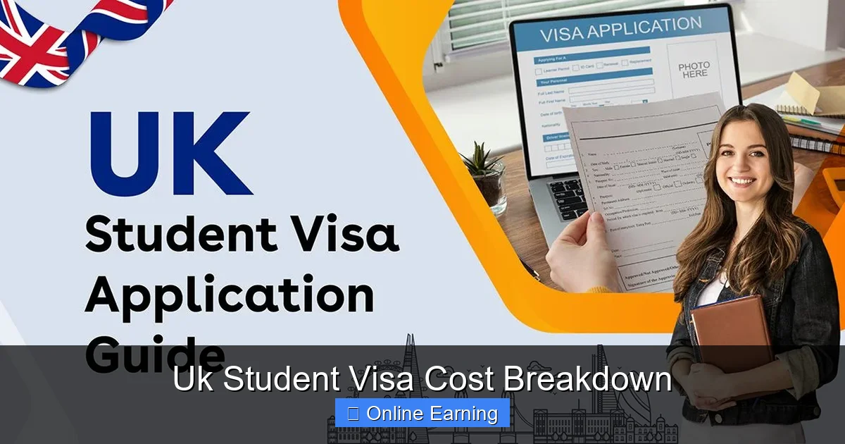 Uk Student Visa Cost Breakdown