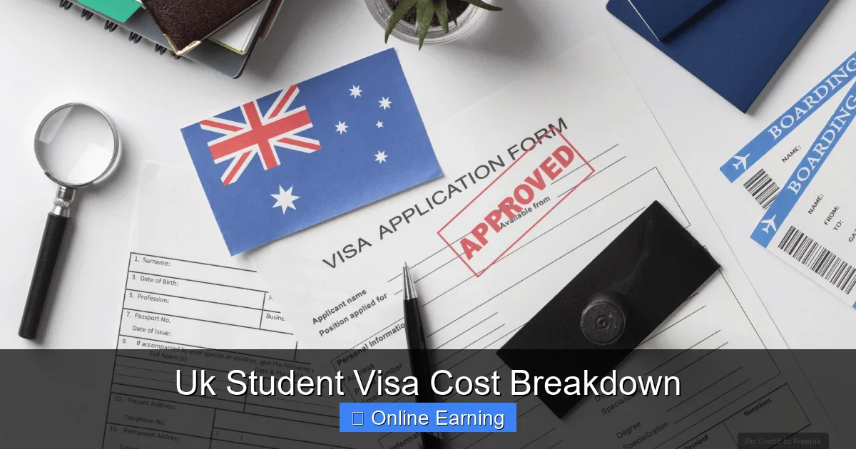 Uk Student Visa Cost Breakdown
