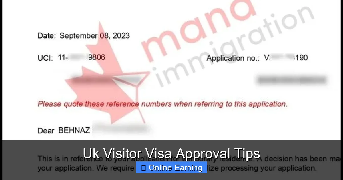 Uk Visitor Visa Approval Tips