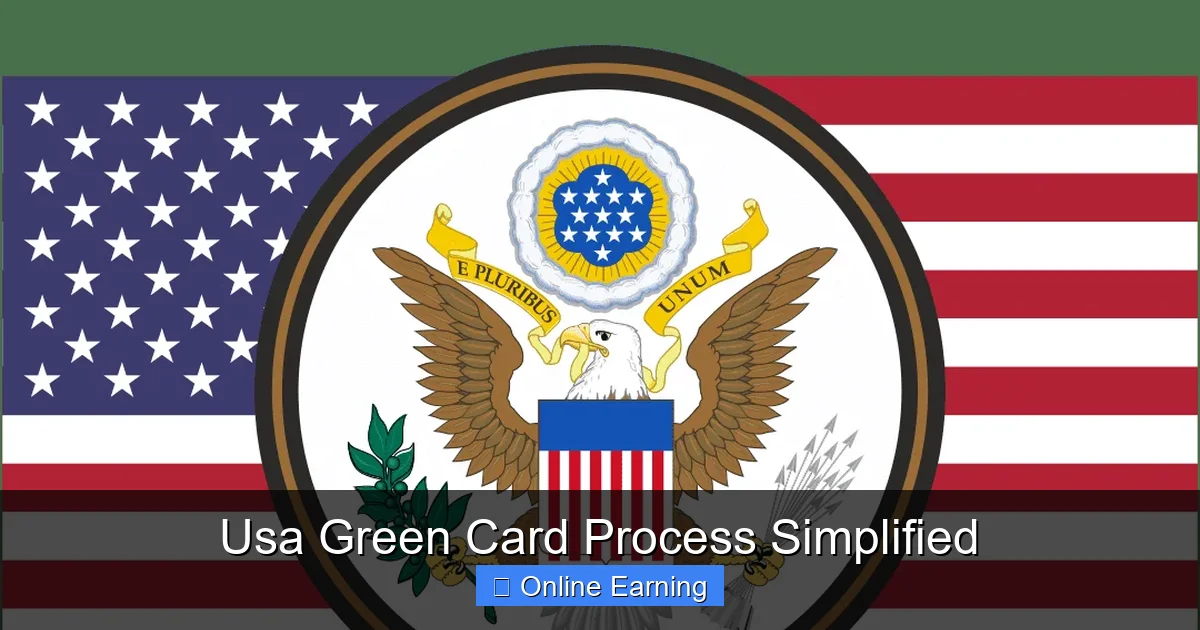 Usa Green Card Process Simplified