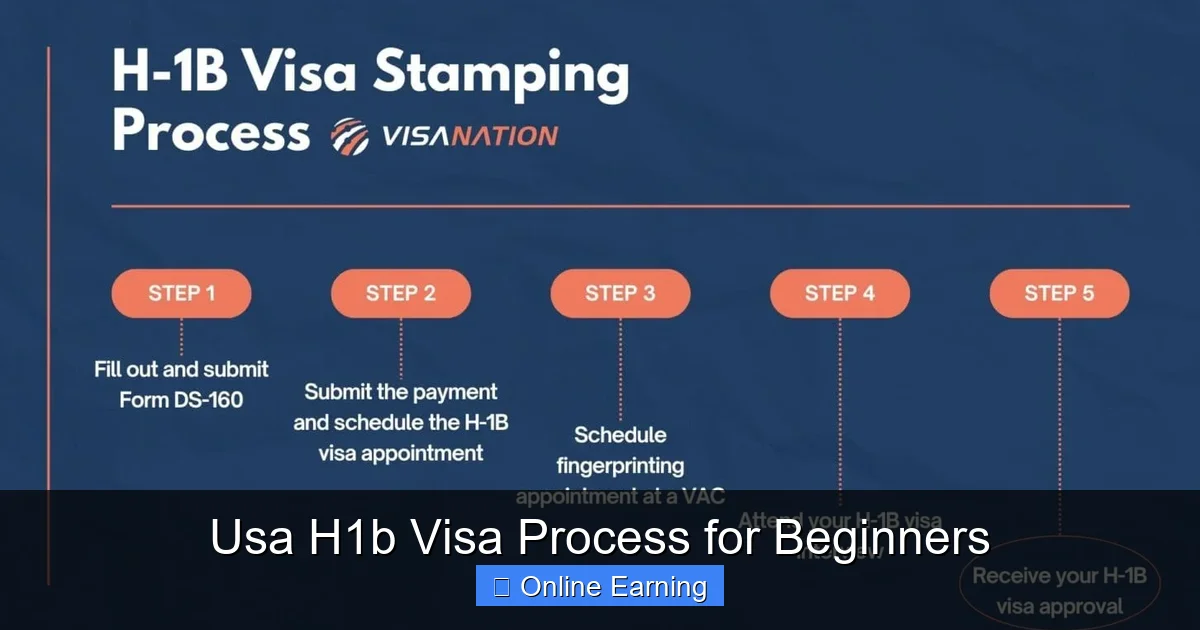 Usa H1b Visa Process for Beginners