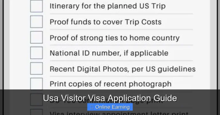 Usa Visitor Visa Application Guide