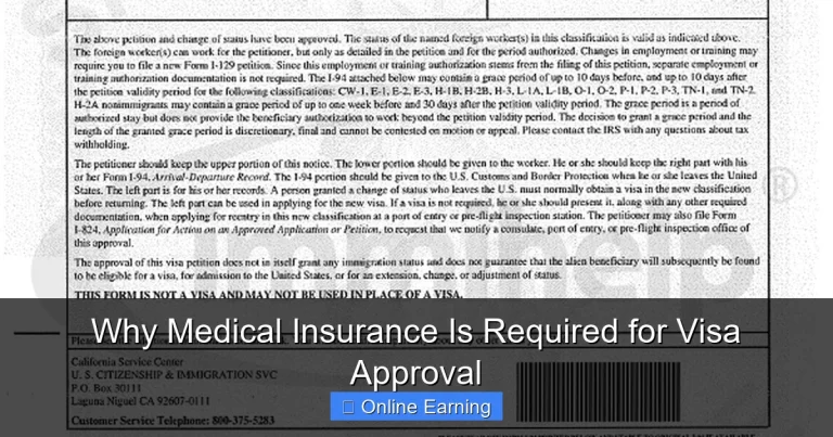 Why Medical Insurance Is Required for Visa Approval