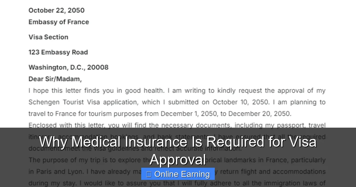 Why Medical Insurance Is Required for Visa Approval